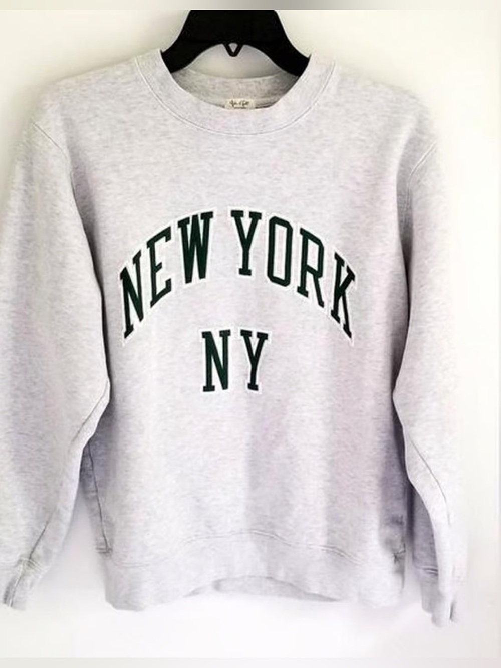 Brandy Melville Gray "New York NY" Crewneck Sweatshirt